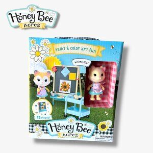 Honey Bee Acres - Paint & Color Art Fun Dollhouse Playset (13 Piece)